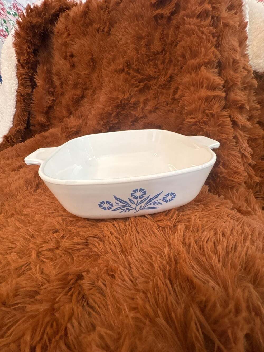 Vintage Corning Ware Blue Cornflower 1 Quart Casserole Dish P-1-B